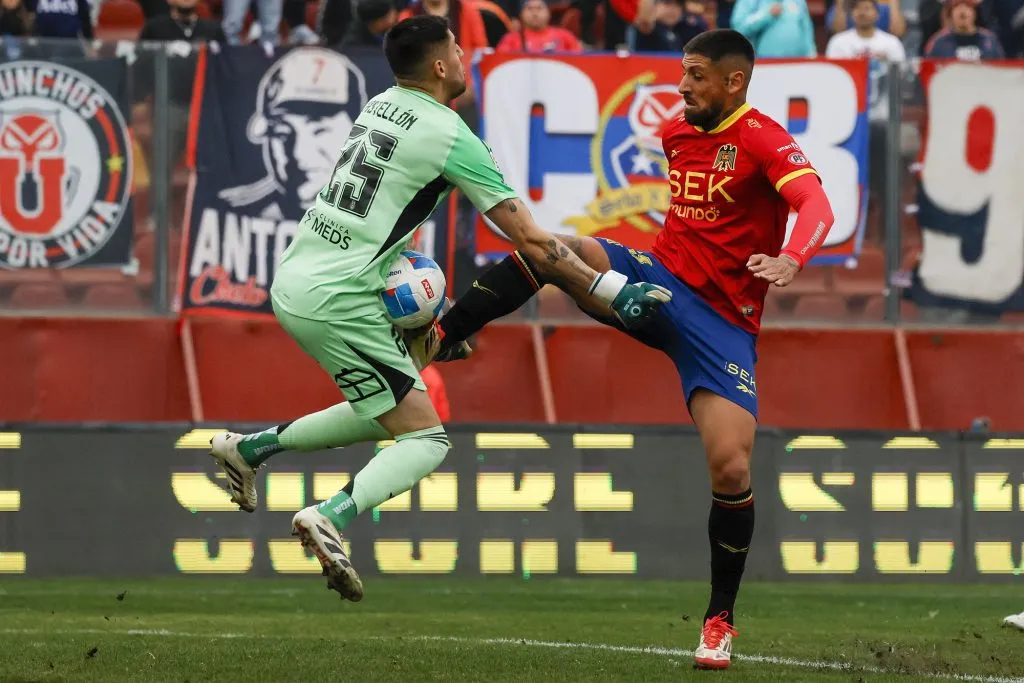 Castellón fue figura en la U contra Unión Española, a una semana del Superclásico ante Colo Colo.