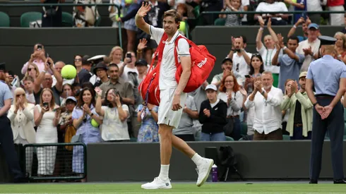 Nicolás Jarry quedó eliminado en octavos de final en Wimbledon.