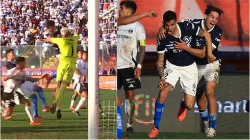 La acción de Brayan Cortés que derivó en el gol de Daniel González para Católica ante Colo Colo.