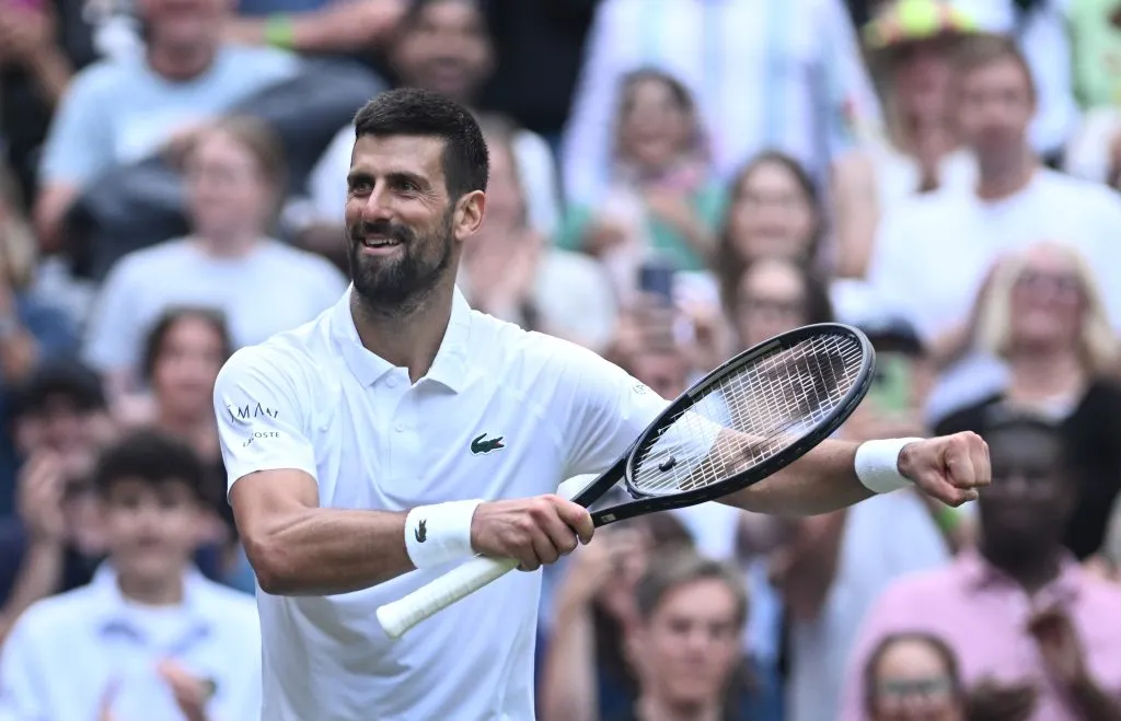 Novak Djokovic hizo un tremendo punto en Wimbledon | Getty Images