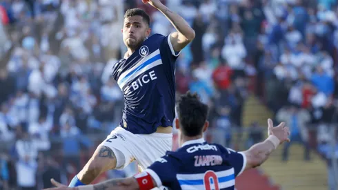 Daniel González celebró así su gol ante Colo Colo.