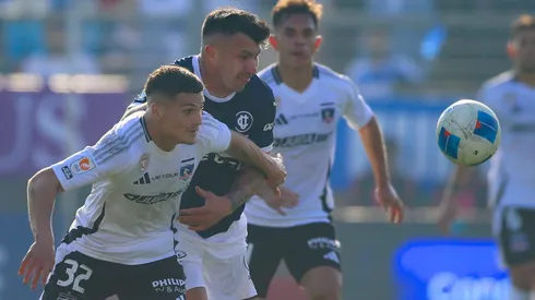 Gary Medel en la marca de Lucas Cepeda en la victoria cruzada ante Colo Colo.