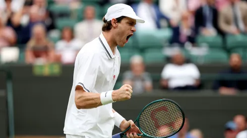 Nicolás Jarry en Wimbledon.