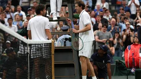 Nicolás Jarry y Cameron Norrie discutieron tras el partido.