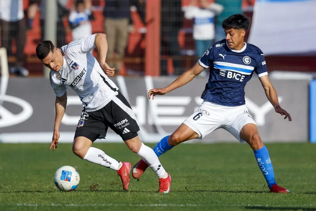 Lucas Cepeda enfrenta la marca de Sebastián Arancibia. (Pepe Alvujar/Photosport)