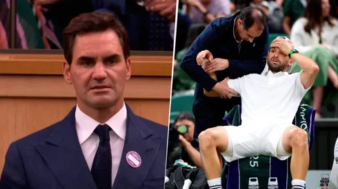 Federer lamentó la lesión de Dimitrov