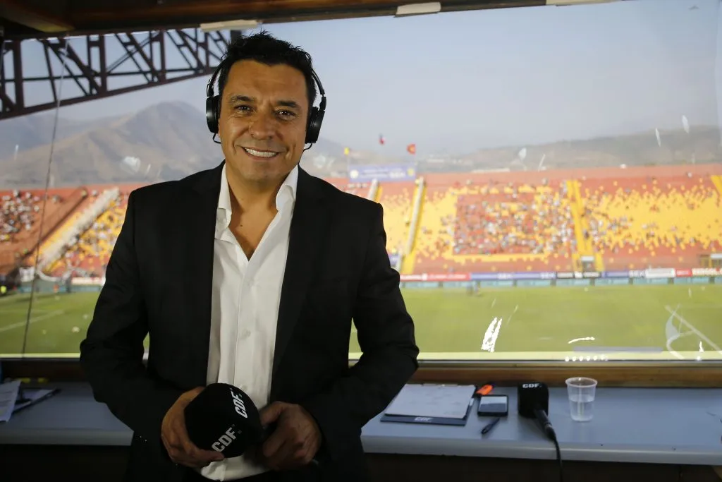 Claudio Palma vivió un momento complicado al firmar su vínculo con TNT y CHV. Foto: Andres Pina/Photosport