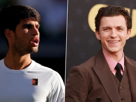 La inusual propuesta de Tom Holland a Alcaraz en pleno Wimbledon