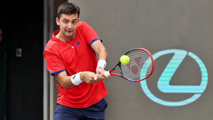 Tomás Barrios volvió a jugar tras no entrar al cuadro principal de WImbledon.