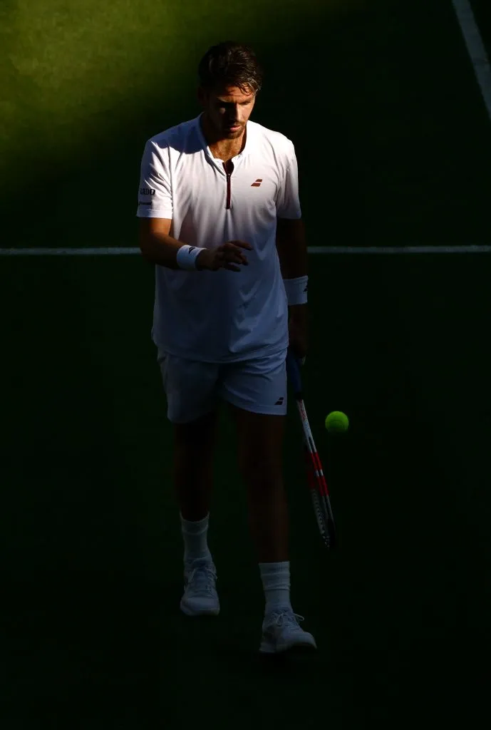 Cameron Norrie pierde ante Carlos Alcaraz en Wimbledon (Getty Images).