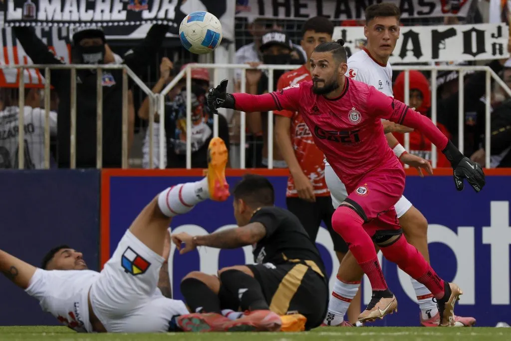 Paulo Garcés está en esta temporada bajo el arco de Unión San Felipe. Foto: Andres Pina/Photosport