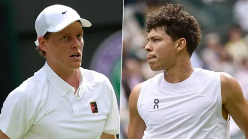 Jannik SInner y Ben Shelton