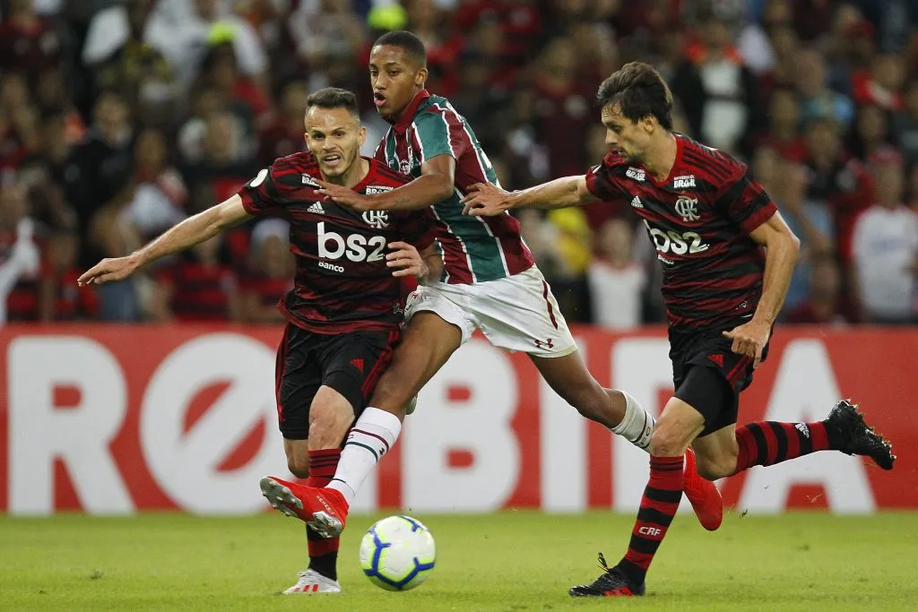 Joao Pedro debutó futbolísticamente en el Fluminense. Foto: Wagner Meier/Getty Images.