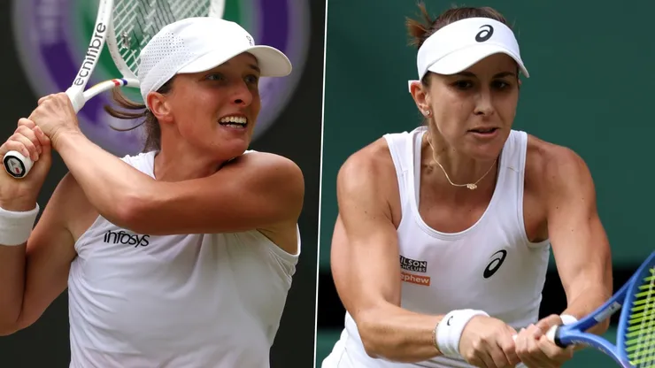 Iga Swiatek y Belinda Bencic