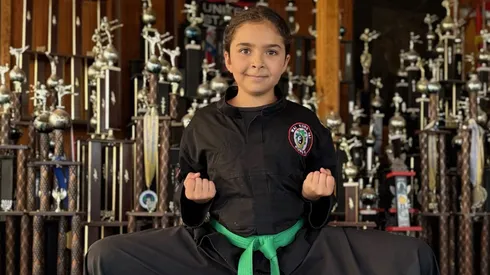 Camila Pérez está en Estados Unidos para representar al país.