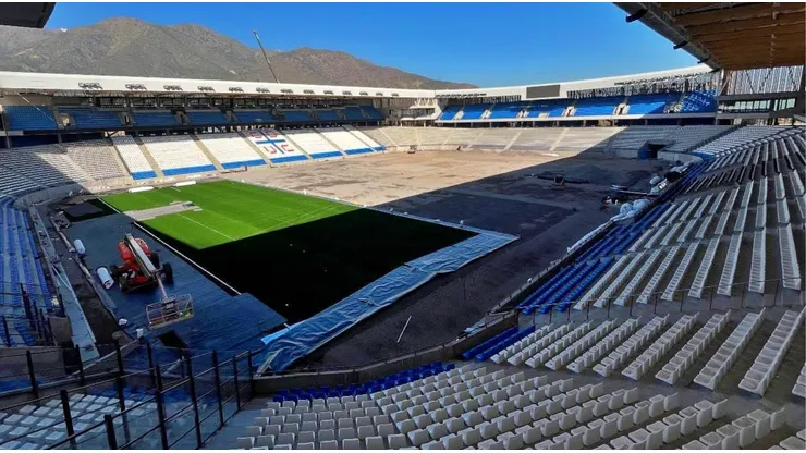 La UC tiene planeado inaugurar el Claro Arena a fines de julio.