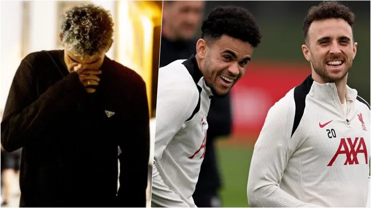 Luis Díaz se despidió de Diogo Jota