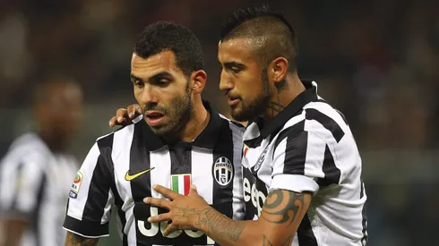 Carlos Tevez y Arturo Vidal fueron muy cercanos en la Juventus.