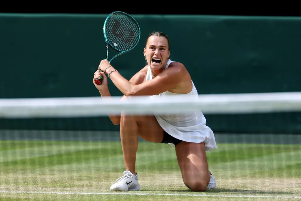 Aryna Sabalenka quedó eliminada en Wimbledon. (Photo by Ezra Shaw/Getty Images)