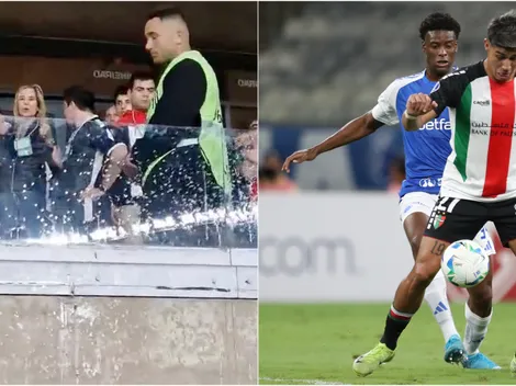 ¿Quién es el hincha de Palestino que hizo gesto racista en Brasil?