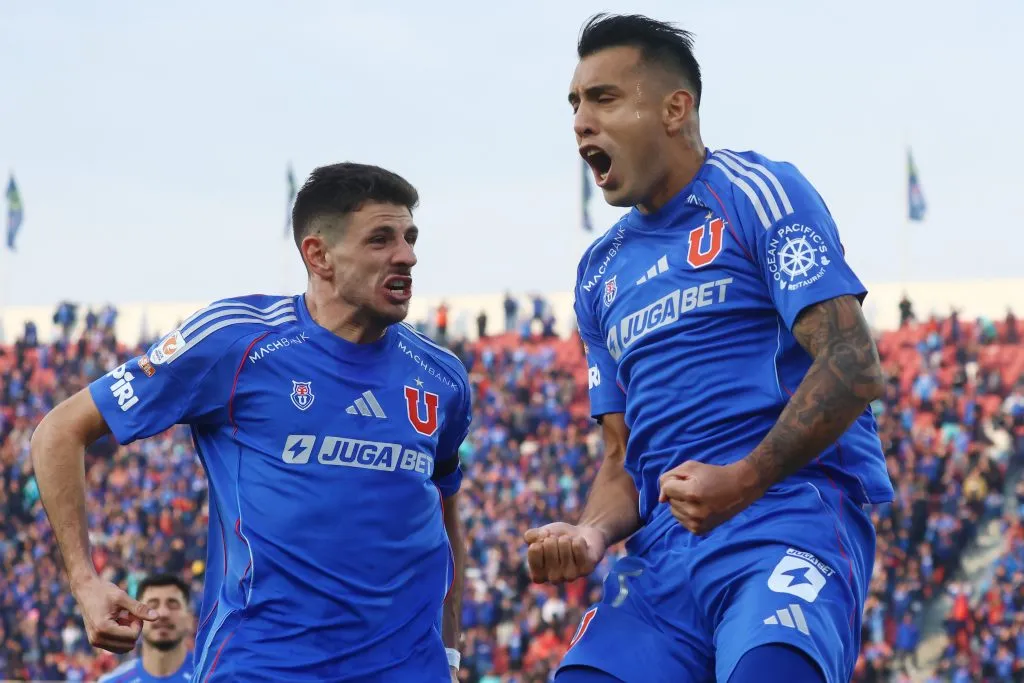 Rodrigo Contreras ve el lado bueno de la llegada de Eduardo Vargas a la U. Foto: Photosport.