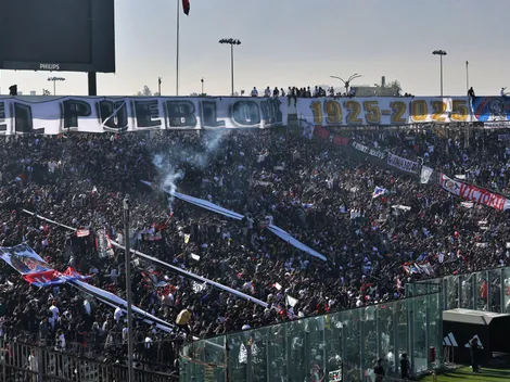 Hincha de Colo Colo cae del techo del Monumental en el Arengazo