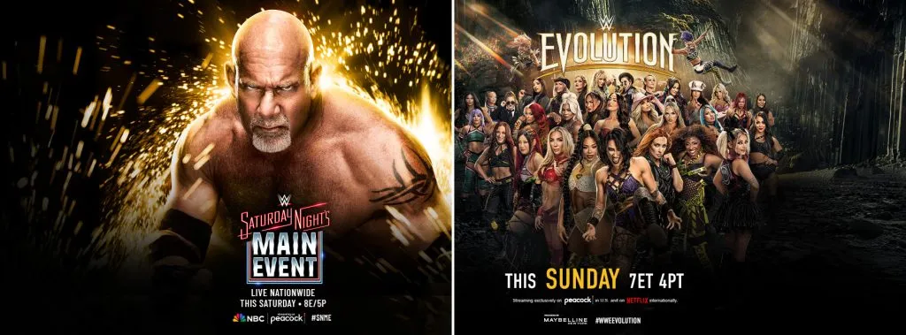 Adicionalmente a TGAB, la WWE celebra SNME y Evolution este sábado y domingo. (Foto: WWE)