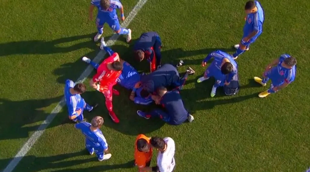 Ramírez tuvo que salir por lesión a los seis minutos