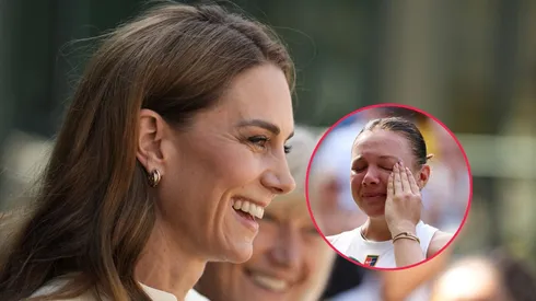 Kate Middleton y Amanda Anisimova