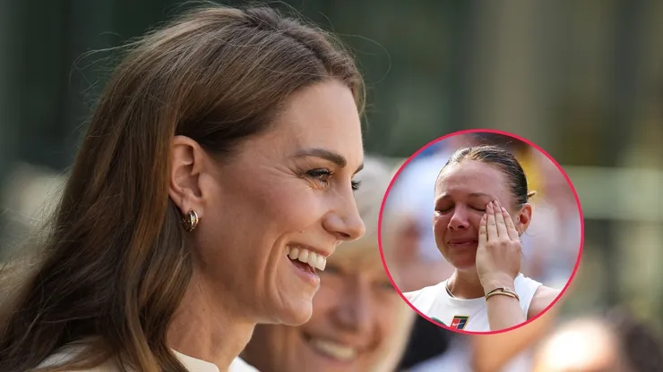 Kate Middleton y Amanda Anisimova