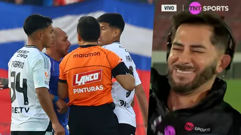 Herrera felicitó a Díaz por hacer que Pavez también se fuese expulsado.