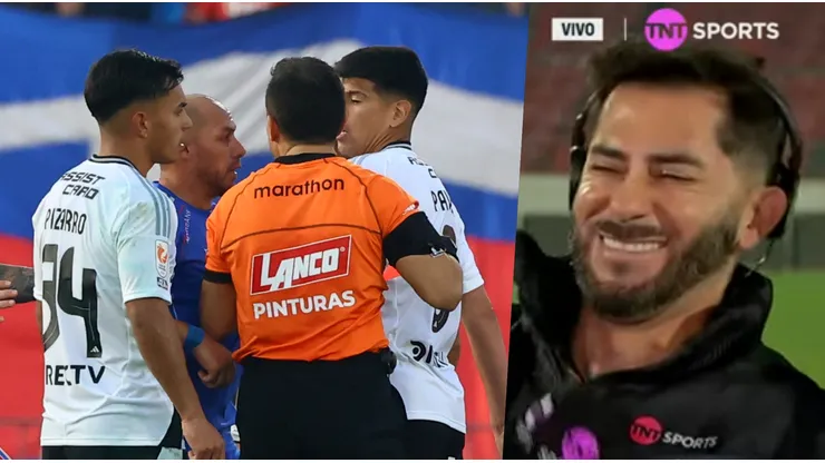 Herrera felicitó a Díaz por hacer que Pavez también se fuese expulsado.
