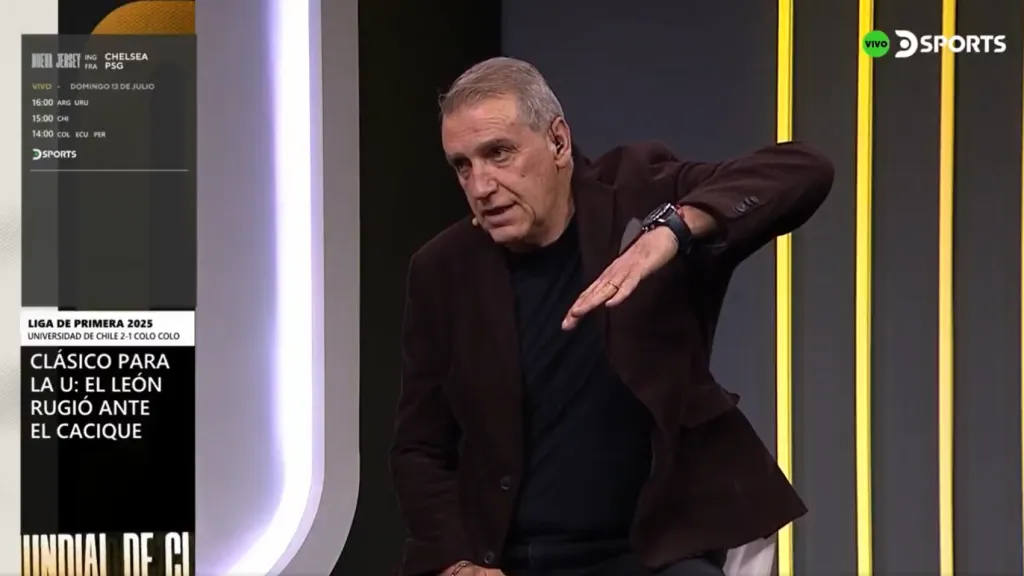 Pellicer explica que sí fue penal para de Colo Colo a favor de la U y la culpa es de Amor: “los tres eran sancionables”