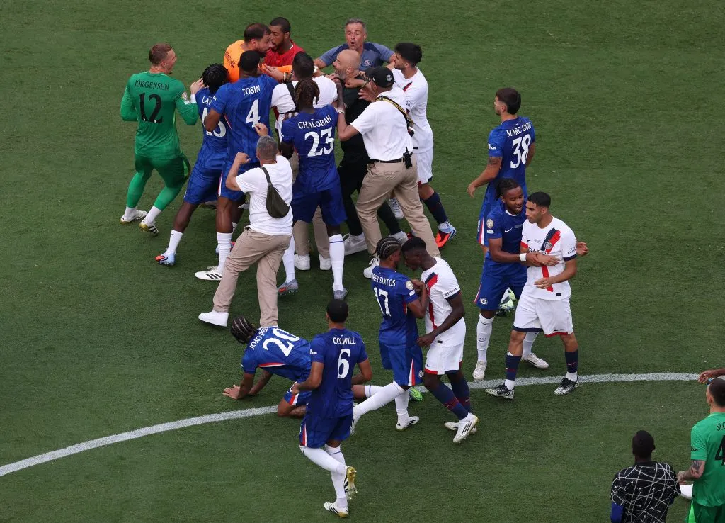 Chelsea se coronó campeón del Mundial de Clubes ante PSG y hubo pelea tras el pitazo.