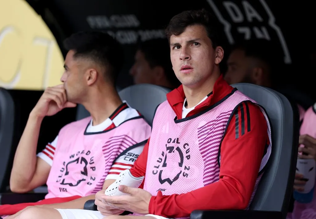 Gonzalo Tapia no será considerado en River Plate luego de haber llegado hace apenas seis meses. Foto: Getty Images.