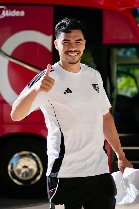 Gabriel Suazo está encantado con lo que ha conocido de Andalucía. (Foto: Sevilla CF).