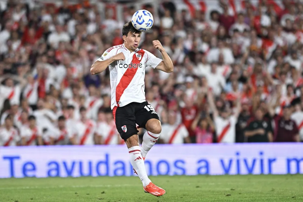 Gonzalo Tapia gozó de poca continuidad en River Plate. (Rodrigo Valle/Getty Images).