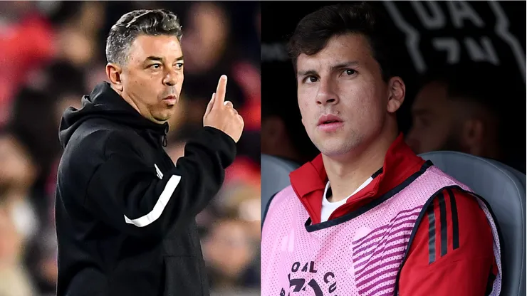 Marcelo Gallardo le puso un respaldo a Gonzalo Tapia. No tan fuerte, eso sí.