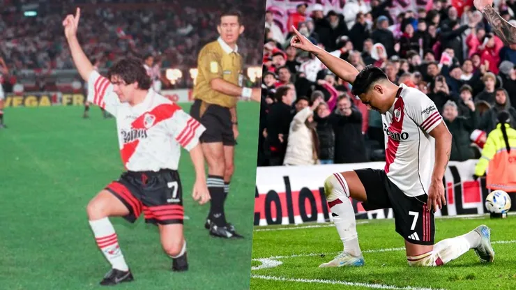 Maximiliano Salas emuló a Marcelo Salas en River Plate.