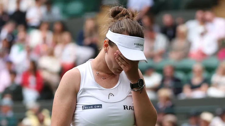 Barbora Krejcikova en Wimbledon 2025