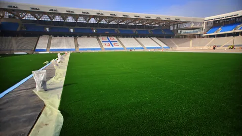 Claro Arena casi listo para que Católica lo inaugure.