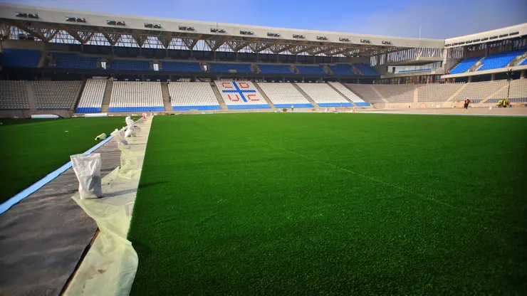 Claro Arena casi listo para que Católica lo inaugure.