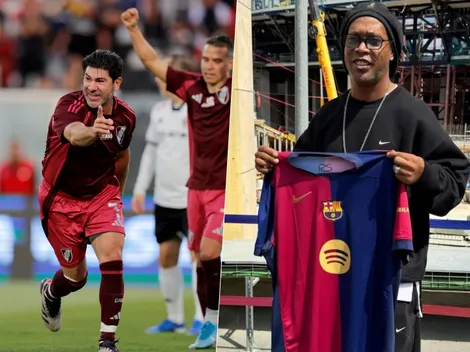 Marcelo Salas se prende para desafiar a Ronaldinho