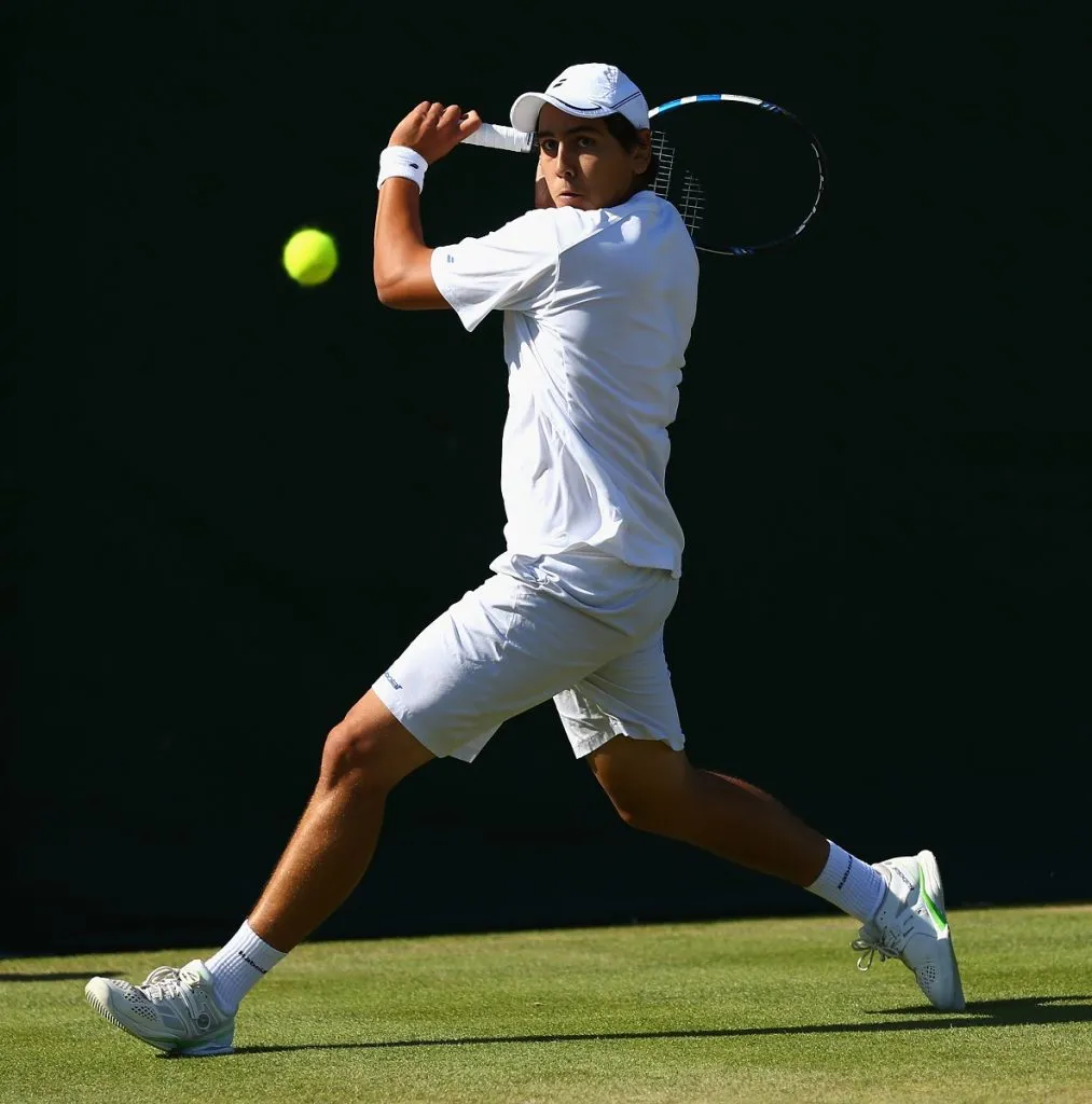 Alejandro Tabilo en 2015, antes de jugar por Chile (Getty Images).