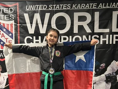 Niña chilena fue doble campeona en mundial de artes marciales