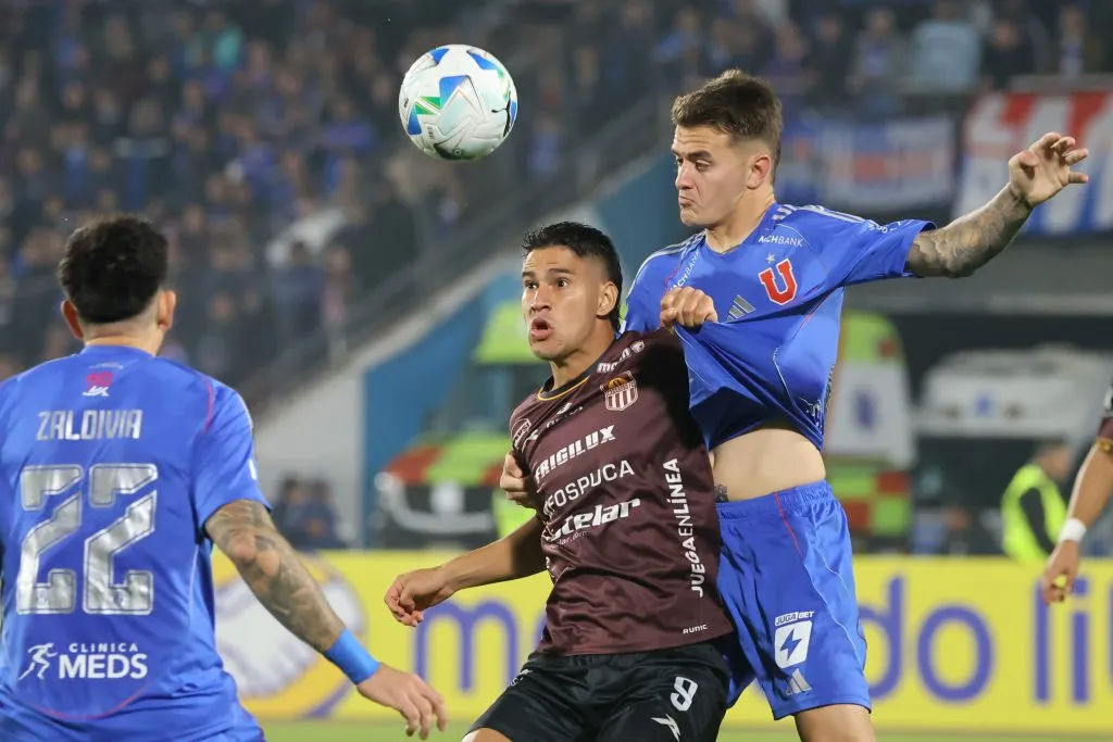 Franco Calderón podrá jugar la Copa Sudamericana con la U. Foto: Photosport.