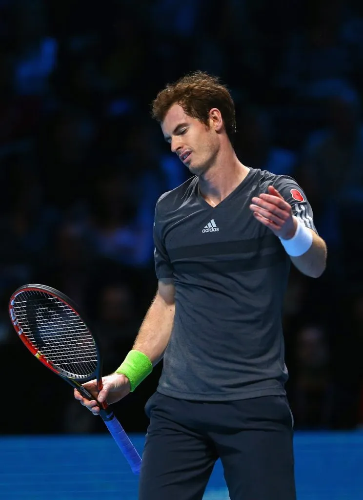 Andy Murray en el ATP Finals 2014 (Getty Images).