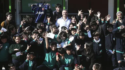 Campitos compartió con niños que acuden a su mismo colegio.