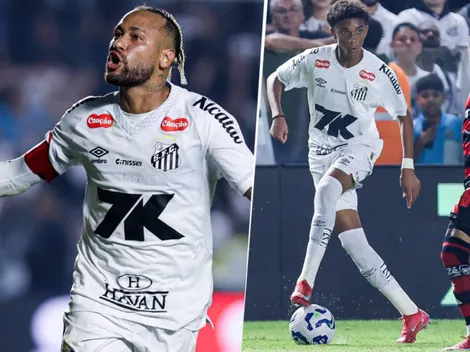 Mientras su padre está en prisión: Neymar apadrina a Robinho Jr