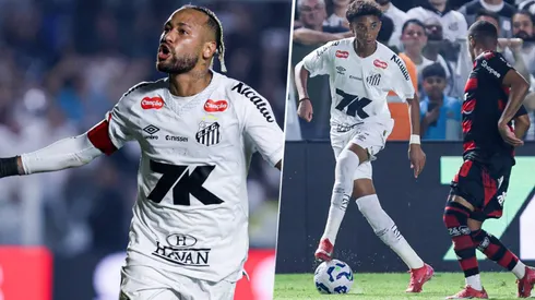 Neymar protege de las críticas a Robinho Jr